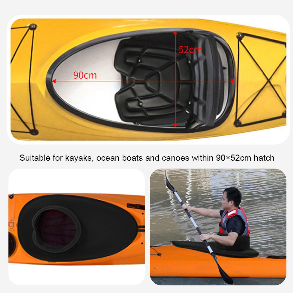 Kayak Spray Skirt Waterproof Deck Sprayskirt Universal Marine Spray Skirt Kayak Skirt Cover for Sit Inside Kayaks 1/2PCS