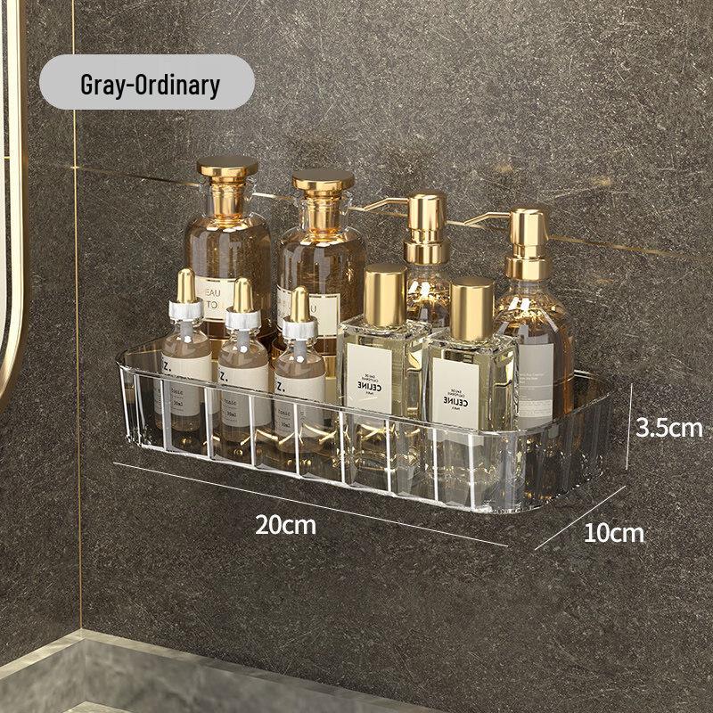 LIEI Suction Cup Wall-Mounted Bathroom Storage Shelf