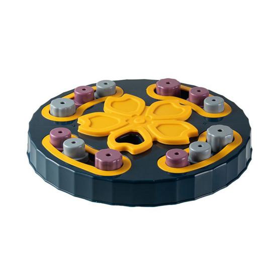 Pet Slow Food Bowl Stable Base Rounded Corners Food-Grade Pet Slow Feeder Prevents