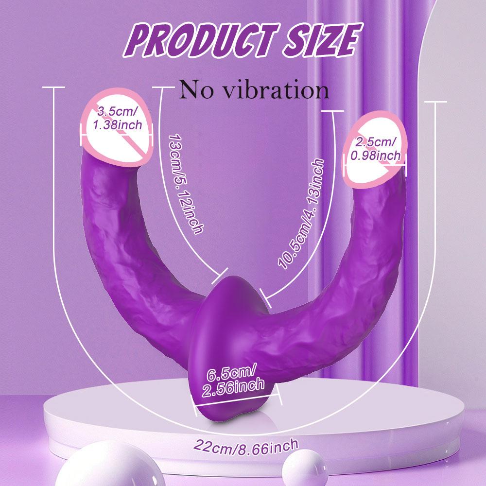 Wireless 3 In 1 Dildo Vibrator for Women Double-Ended Lesbian G-Spot Dildos Couples Female Masturbator Adults Sex Toy 18+