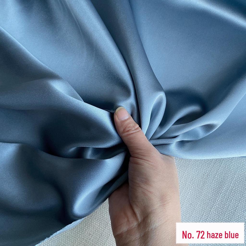 30 Momme Pure Mulberry Silk Heavy Satin Fabric for Qipao, DIY Clothing, Embroidery, and Formal Wear.