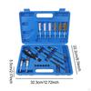 Injectors Seat Cleaning Set Sturdy High Performance Portable Wear Resistant Blue Box Accessory for
