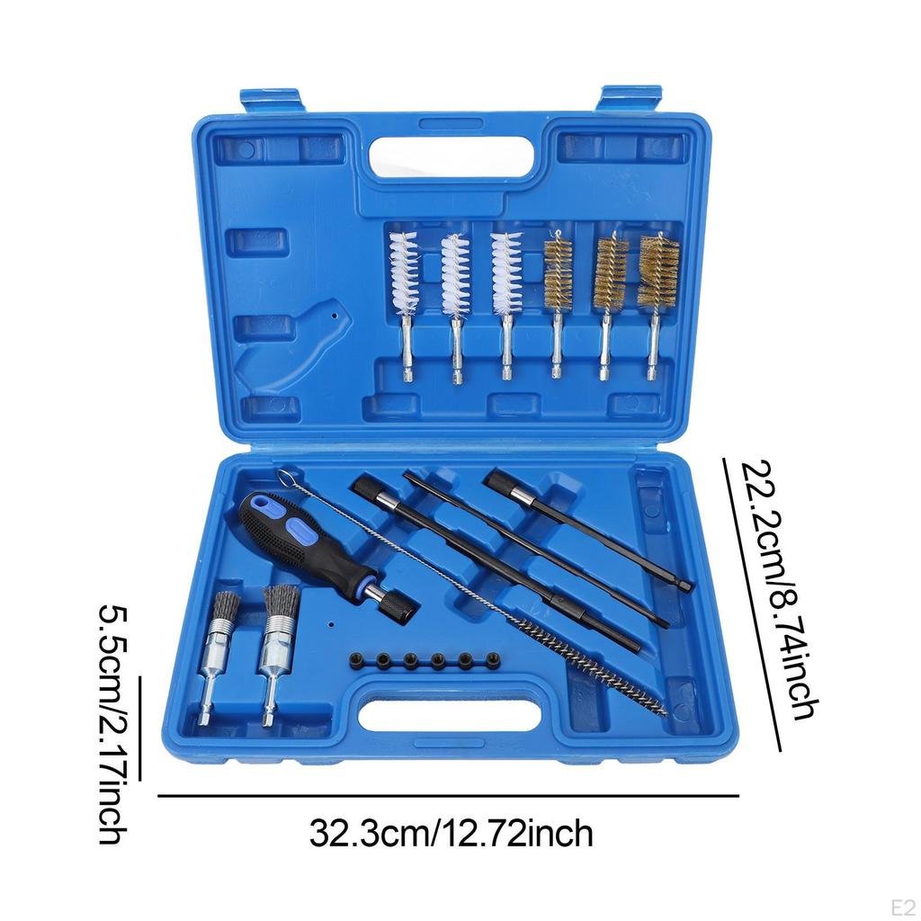 Injectors Seat Cleaning Set Sturdy High Performance Portable Wear Resistant Blue Box Accessory for