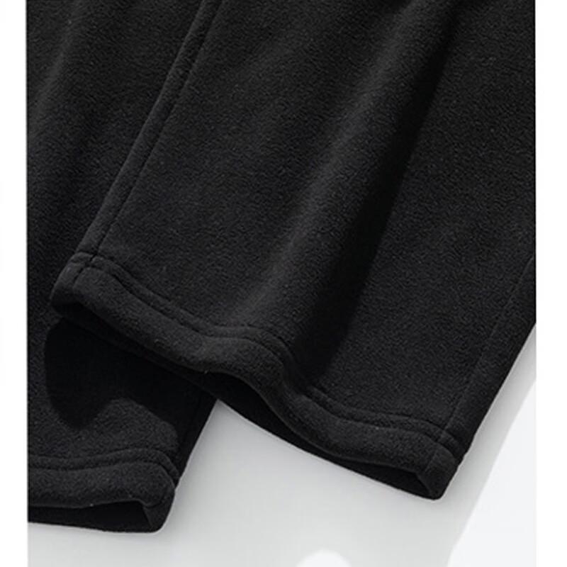 PLAYBOY Men's Autumn/Winter Fleece-Lined Straight-Leg Casual Pants
