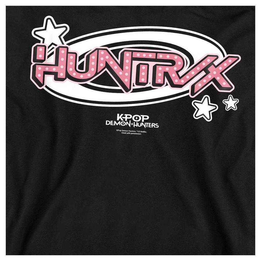 K-Pop Demon Hunters Unisex Adult Huntrix Circle Logo Sweatshirt