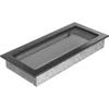 Havalandırma Kapağı 17x37 siyah ve gümüş