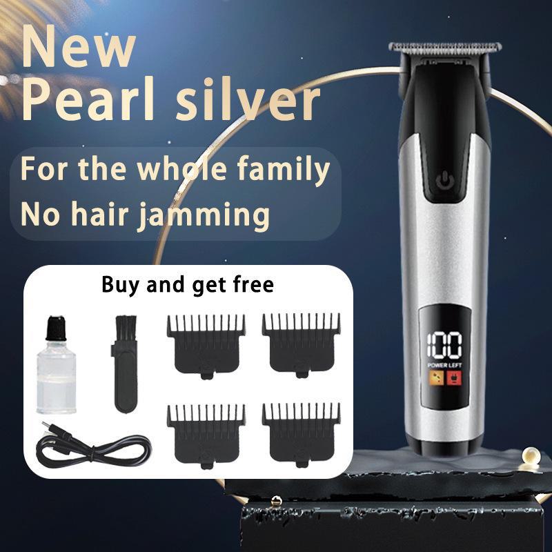 Shimi Digital Display USB Hair Clipper: Electric Hair Salon Tool and Shaver