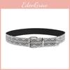 Simple Lace Flower And Element Design Casual Waist Belt For Fashion Women