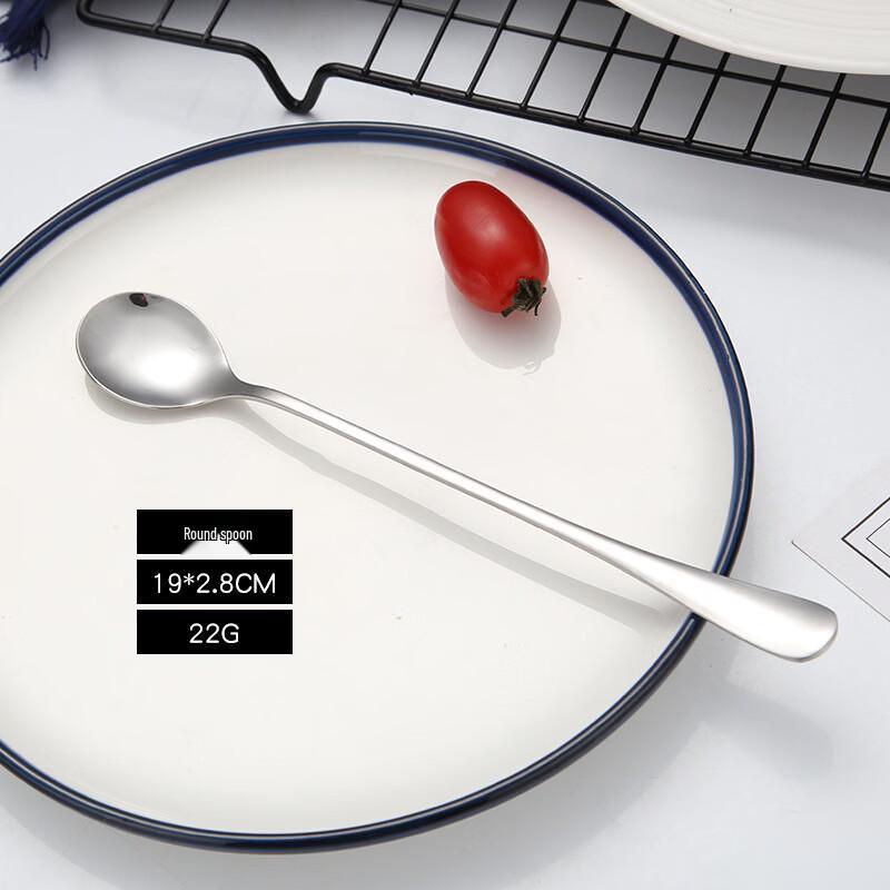 304 Stainless Steel Round Ice Spoon Set
