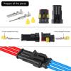 352Pcs Waterproof Electrical Connector Terminals Automotive Electrical Wire Connectors with Ratchet Crimping Tool