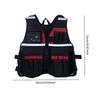 Electrician Work Vest Adjustable Utility Tool Organizer with Multiple Pockets Oxford Cloth Wear