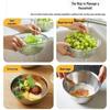 Stainless Steel Colander: Multi-Use Draining Basket for Vegetables, Rice, and Fruits