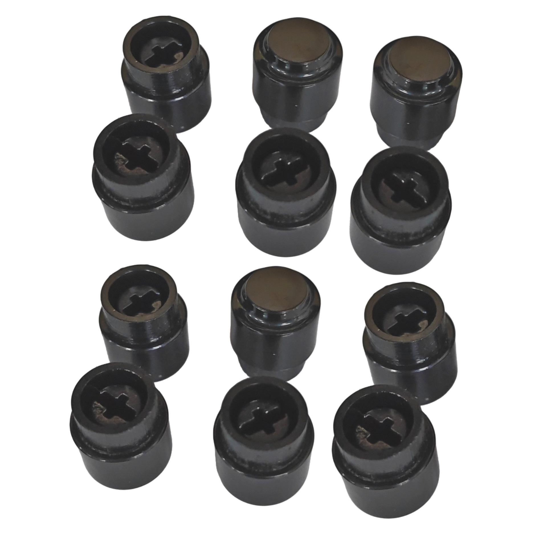 

FLEOR 12pcs Vintage Electric Guitar 3-Way 5-Way Switch Tips Caps Black /White for TL Guitar Accessories