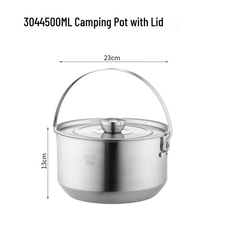 OEING Outdoor Stainless Steel Cookware Set