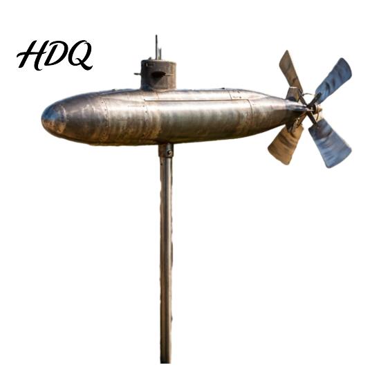 Wind Spinner Garden for Outside Big Foot Riding Motorcycle/Truck/Airplane Metal Rotatable Patio Yard Windmill with Stake Retro Courtyard Porch