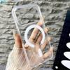 Clear Phone Case For iPhone 17 Air 16 15 14 13 12 Pro Max For Magsafe Wireless Charging Back Cover