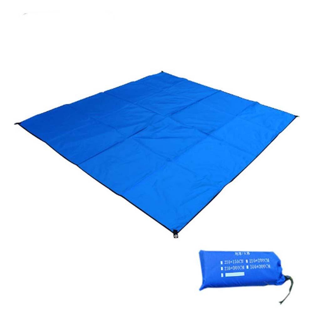 

Oxford Cloth Camping Moisture-proof Mat Waterproof Portable Pocket Picnic Mat Travel 210x150cm синій
