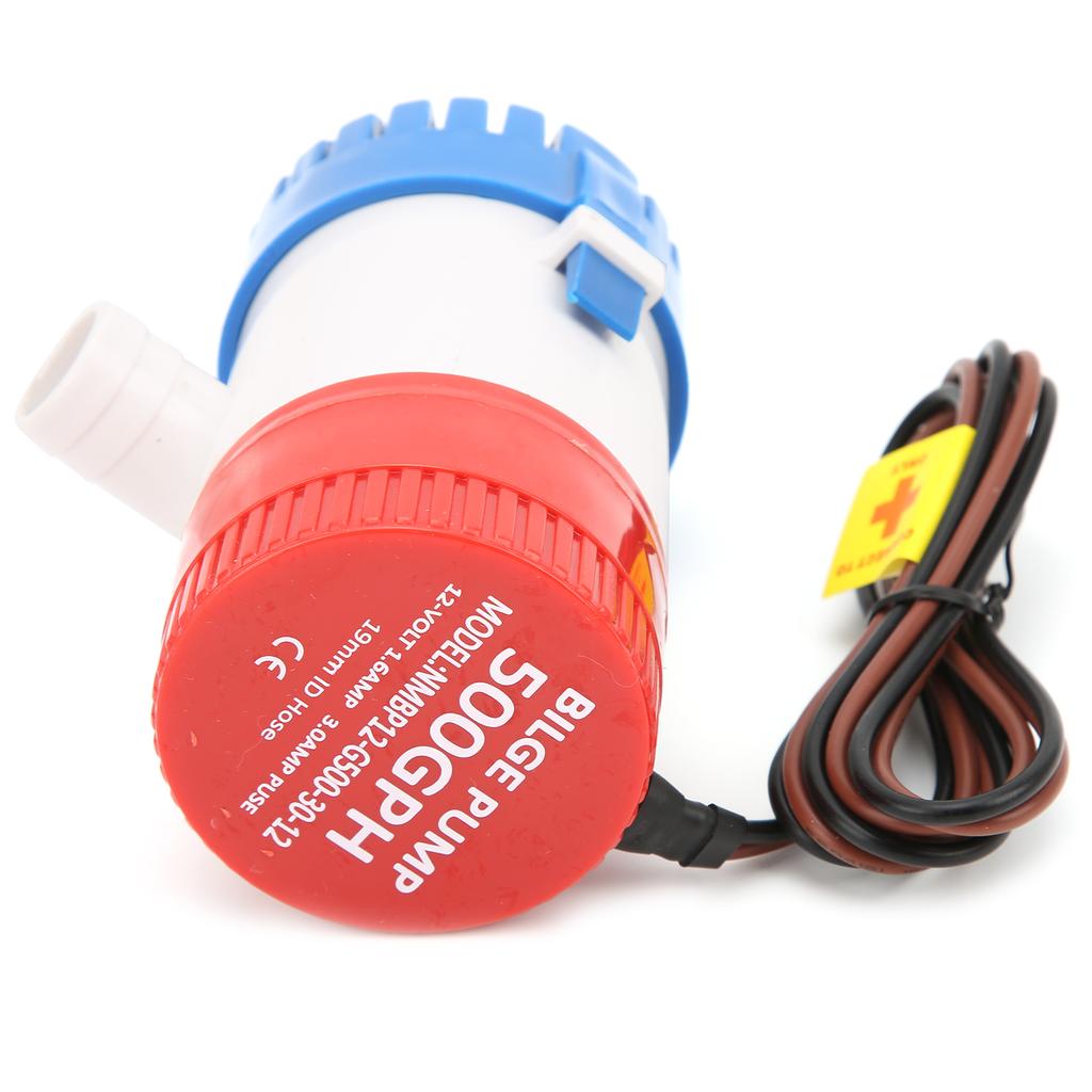 12V Lenzpumpe 3 4in Schlauchanschluss 500GPH Elektrisch Halboffenes Laufrad für Boot Marine Wohnmobil