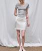 Heint Mist Double Layered Satin Mini Skirt 3Col_Ivory