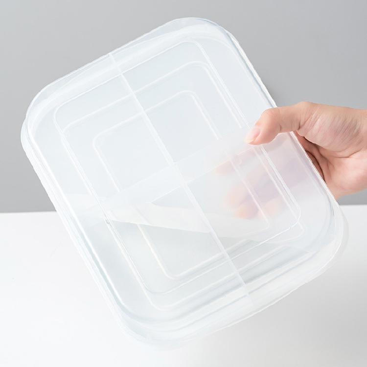4 Grids Food Container for Foods Spice Storage Bin with Sealed Lid for Fresh Kee
