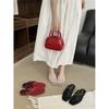 Fashion Shoes Fretwork Heels Ladies' Slippers Mules For Women 2025 Cover Toe Summer Flat Slides Scandals Fretwork Heels Slippers Women S