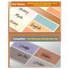 Waterproof Self-Adhesive Name Labels Stickers School Office Home Organization, Writable DIY Classification Tags Jars Notebooks Decor