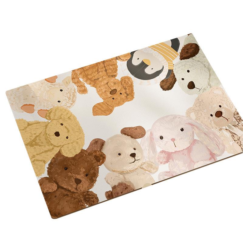 Bathroom Floor Mat Non-Slip Foot Mat Diatom Mud Water-Absorbing Quick-Drying Soft Cushion Bathroom Household Toilet Door Carpet