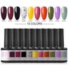 7.5ml Nail Art Gel Polish Soak Off UV Nail Gel Soak Off Nail Lacquer Varnish for Nail Salon