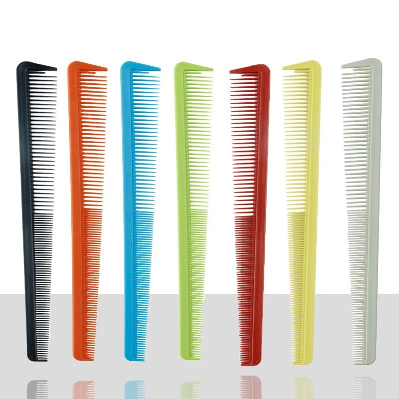 Anti Static Barber Cutting Comb 1Pc Dual Density Teeth Durable Plastic Comb for DIY Home Hair Cutting