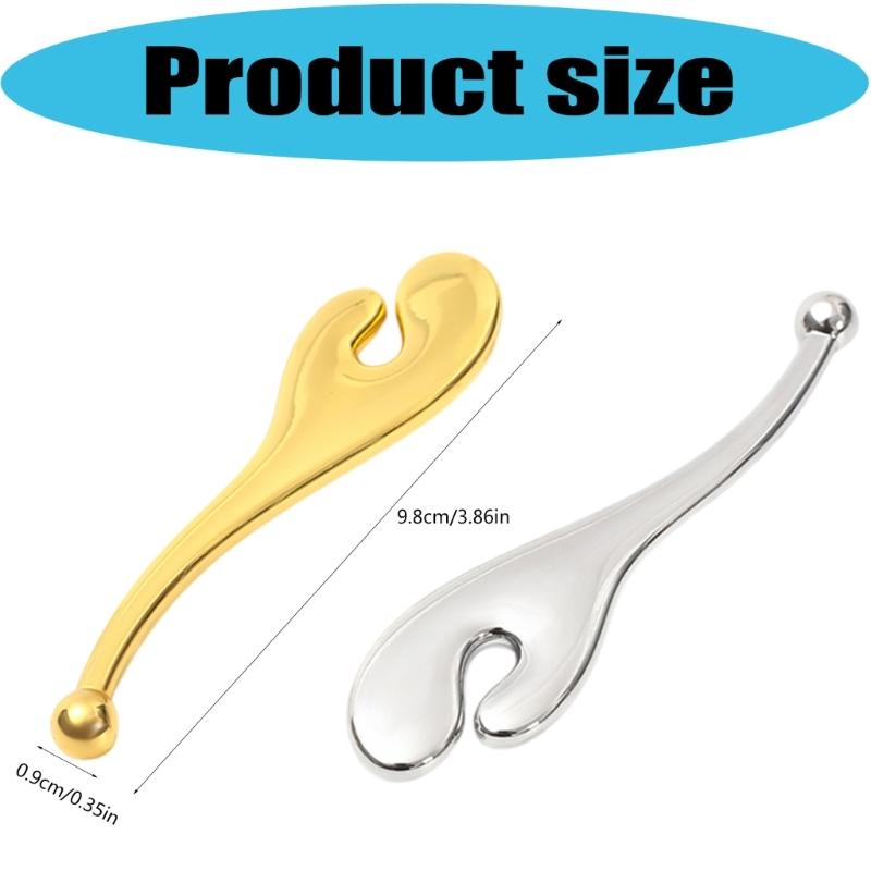 Metal Eye Cream Applicator Sticks Face Cream Spoons Elegant Face Massage Tool For Eyes And Forehead In 2 Color