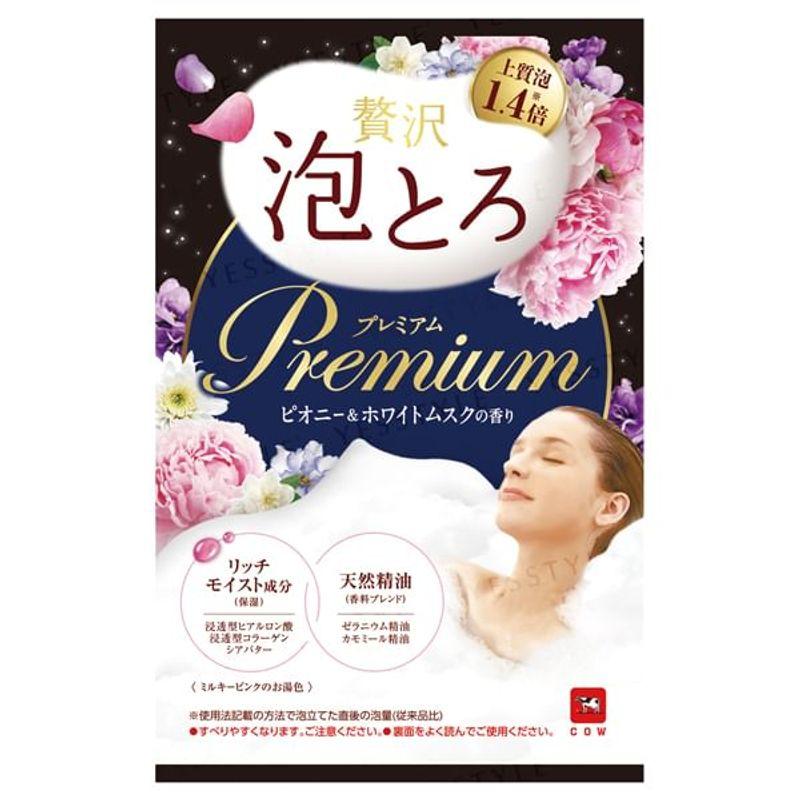 Cow Brand Soap - Oyumonogatari Luxury Foam Premium Bath Additive Peony & White Musk Scent