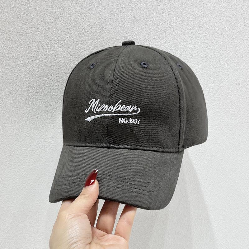 Vintage Chic Embroidered Letter Baseball Cap for Women - Soft, Lightweight, Sun-Protective, Breathable, Adjustable Fit, Perfect for Outdoor Activities