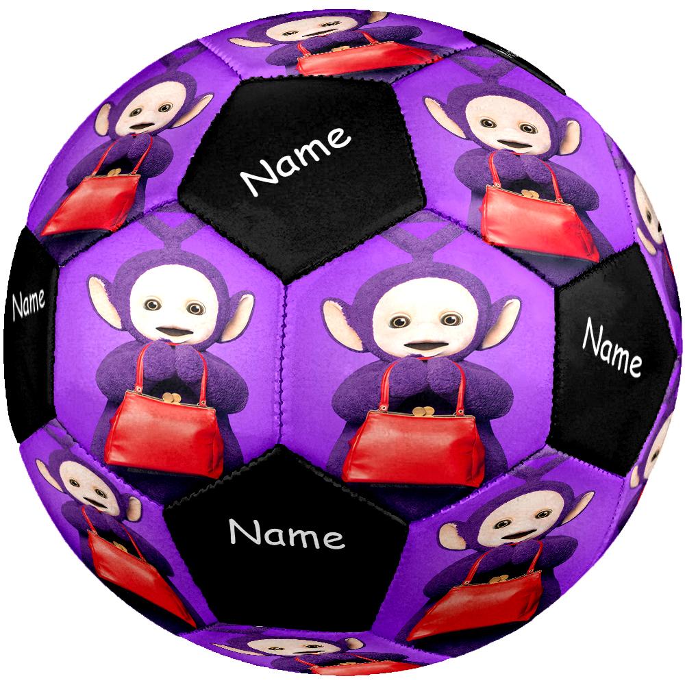 Custom Name Teletubbies Theme Size 5 Soccer Ball, Suitable for Both Indoor and Outdoor Matches, a Gift Suitable for Everyone.