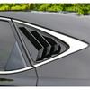 2 Stück Für Lexus NX 2015- Auto Außen Heckfenster Viertel Lamellen Jalousie Abdeckung Seitenlüftung Verkleidung Lufteinlass ABS Klebe Zubehör