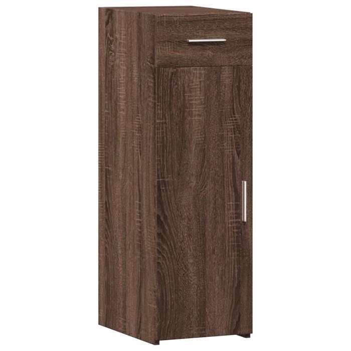VidaXL Buffet chêne marron 30x42,5x93 cm bois d'ingénierie 846277