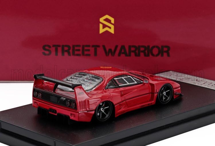 Street Weapon Ferrari F40 Diecast Car 1/64 Liberty Walk LBWK (Red) [Parallel Import]