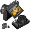5K Digital 5K AF 18x Digital Rotating IPS 64GB SD Card Lightweight and Vlog Camera for and Students Camera, 75MP, Recording, Wi-Fi, Autofocus, Zoom,