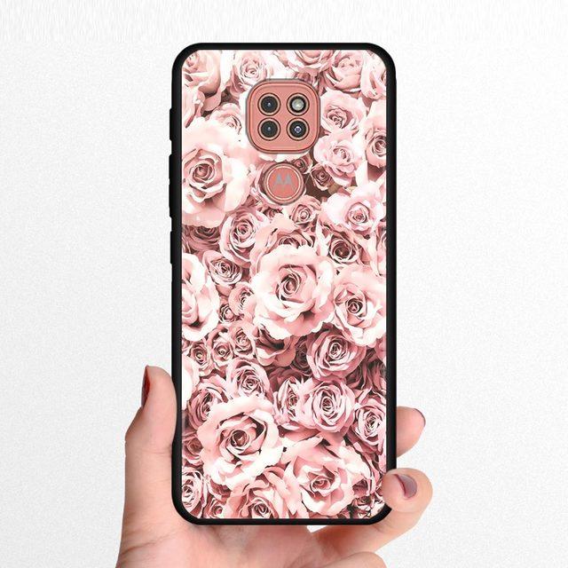 

Для Motorola G60 G50 G40 G30 G20 G10 G9 G8 G Edge Play Plus Power Lite One Fusion E6s 20 Pro Lite в виде ракушки розового цвета с блестящим узором For Moto G20