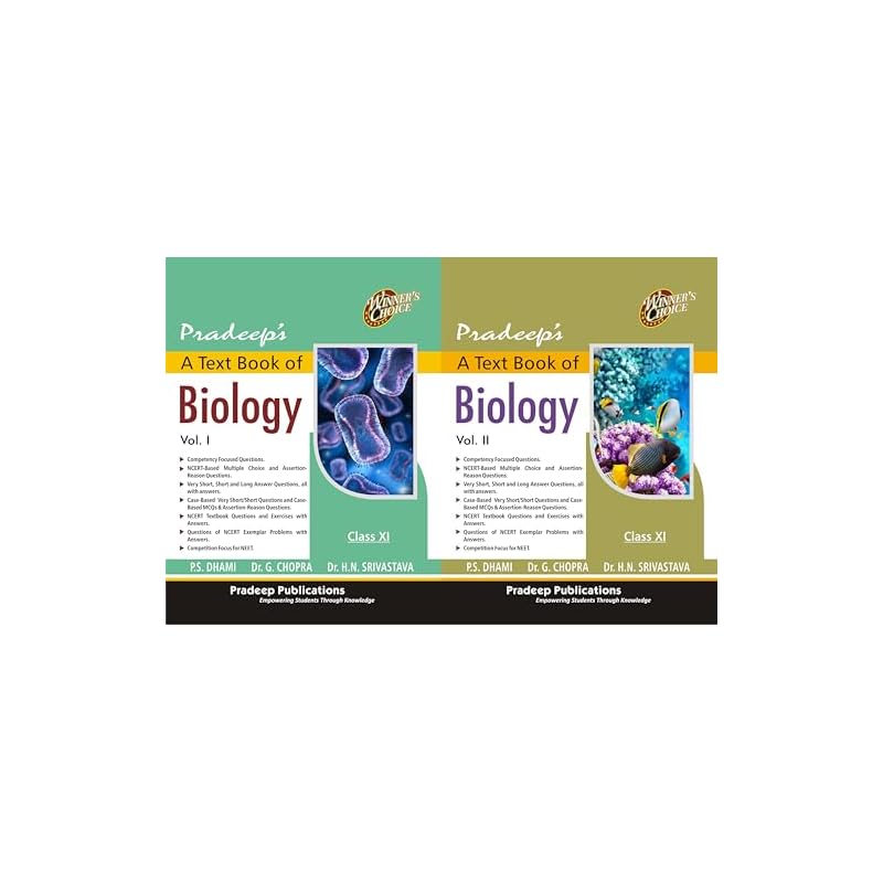 Pradeep's A Text Book of Biology for Class 11 (Examination 202526)