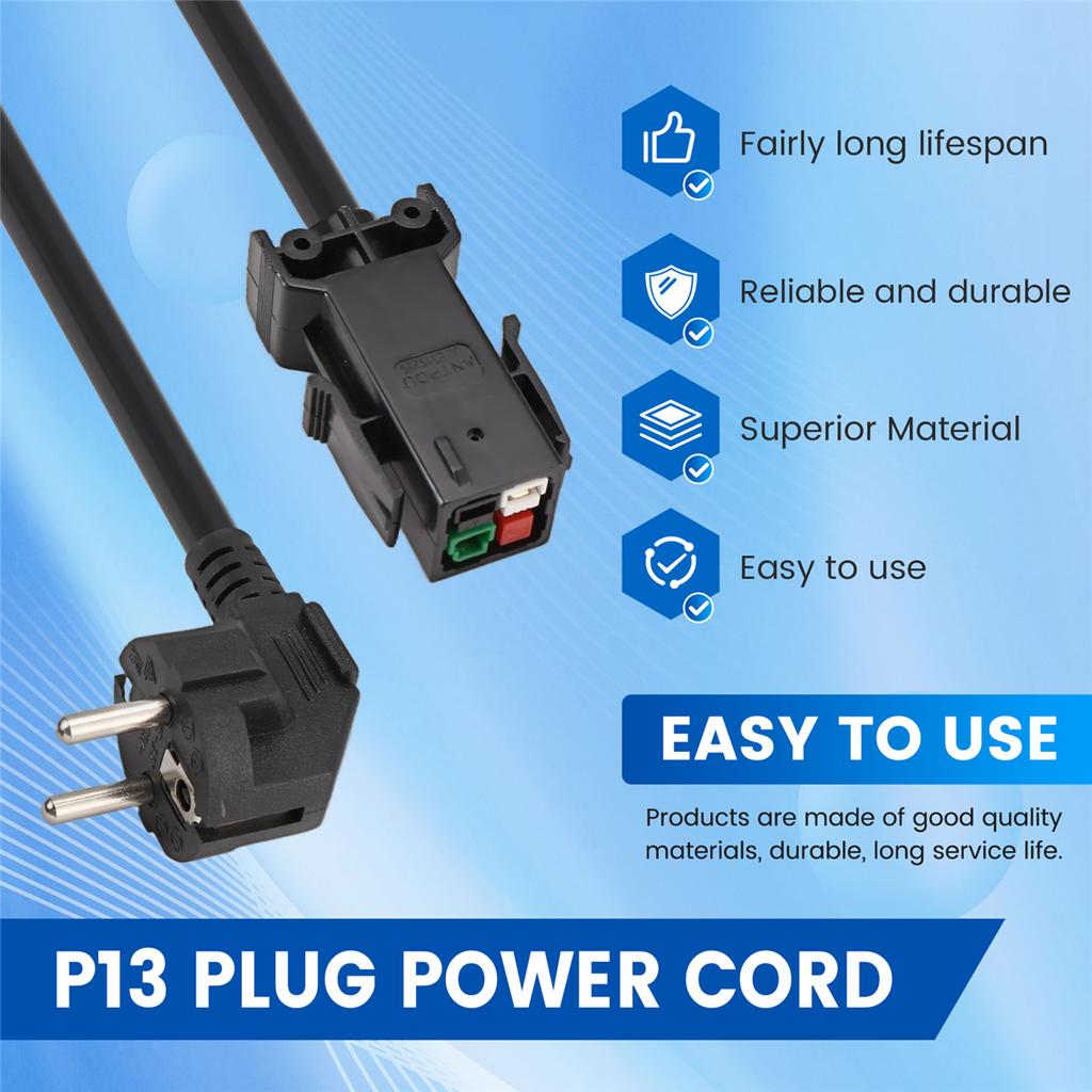 AA58 P13 Anderson Plug Power Cord Suitable for S21, S21XP, S21pro, S19j XP, KS5, KS5pro Miner Power Cable EU Plug