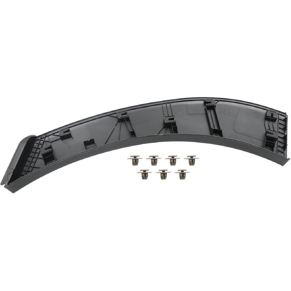 FZJDSD Black Rear Right Side Fender Molding Wheel Flare Garnish 87742-D3000CA Compatible with Hyundai Tucson 2016-2021