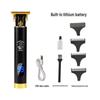 Professional Electric Hair Clipper for Barbers & Home: Precision Carving, Slicked Back Styles, Bald Head Trim.