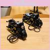 Stylish Cartoon Alloy Motorcycle Keychain Cute Accessory For School Bags And Keys