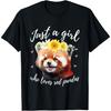 Just A Girl Who Loves Red Pandas - Funny Red Panda Lover T-Shirt