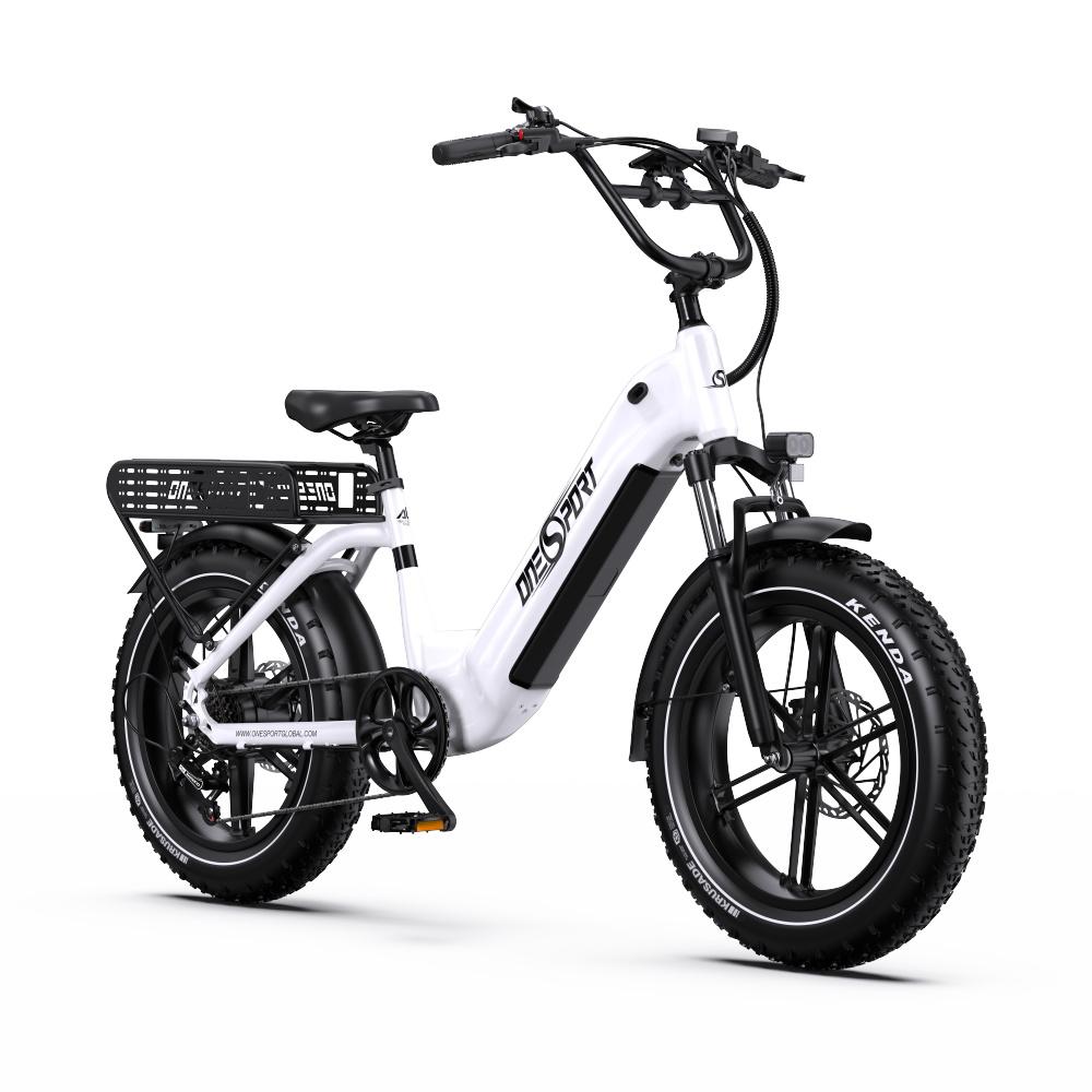 ONESPORT OT08 E-Bike für Erwachsene - 500W Reaktionsschneller Motor 48V18Ah Abnehmbarer Akku 120KG Tragfähigkeit Perfekt für den täglichen Gebrauch