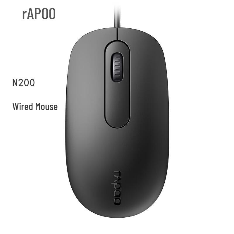 

Rapoo N200 Wired Optical Mouse