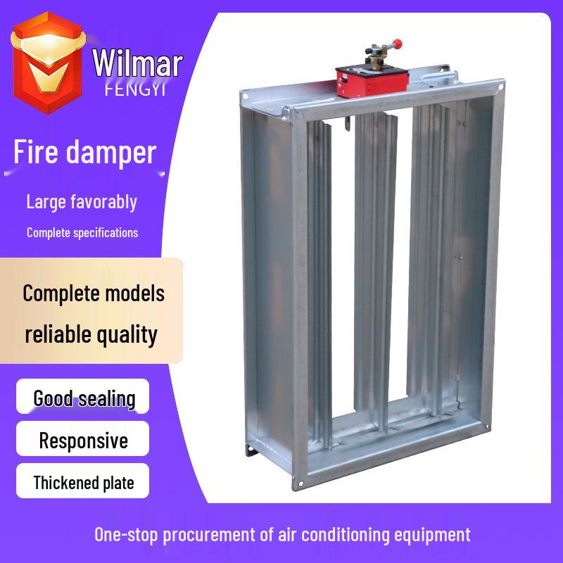 

High-Temperature Resistant Electric Fire Smoke Exhaust Damper Valve (70°-280°)