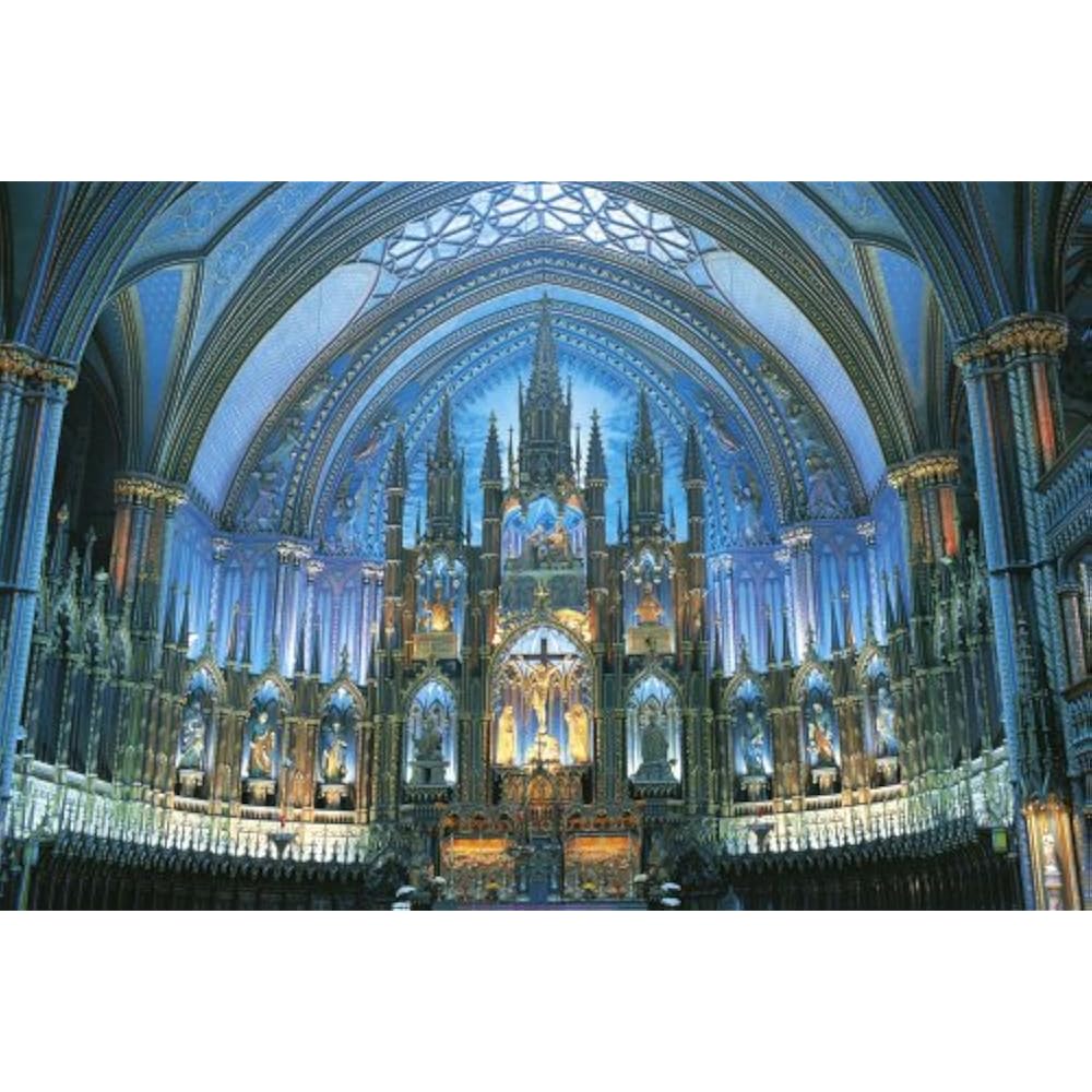 2016 Piece Jigsaw Puzzle Puzzle Super Master Notre Dame Cathedral Blue Light Berry Small Piece (5...