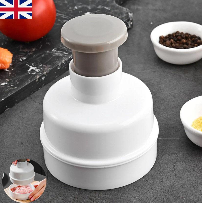 

Машина для приготовления гамбургеров с гладким прессом, прессы для круглых бургеров с мясом и стейками As shown