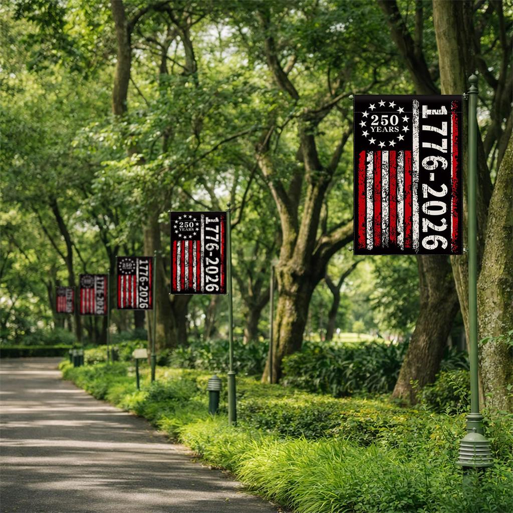 Courtyard Garden Flag Decorative Flag Decorative Yard Flag Decorative Garden Flag For The 250th Anniversary Of The United States